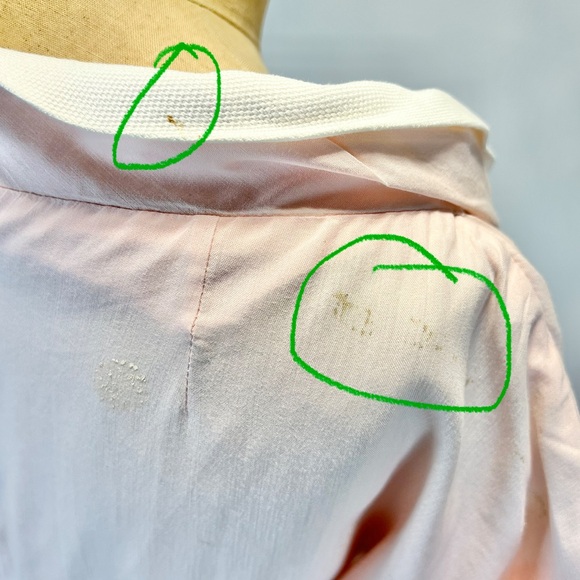 VINTAGE 50s MCM sailor nautical dress fit flare pastel pink midi Tailored Junior - Picture 14 of 14